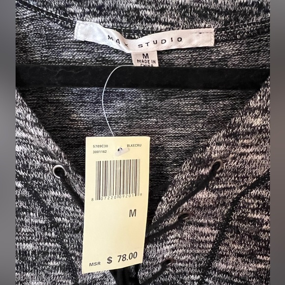 NWT MAX STUDIO LONG SLEEVE TUNIC - Picture 6 of 6